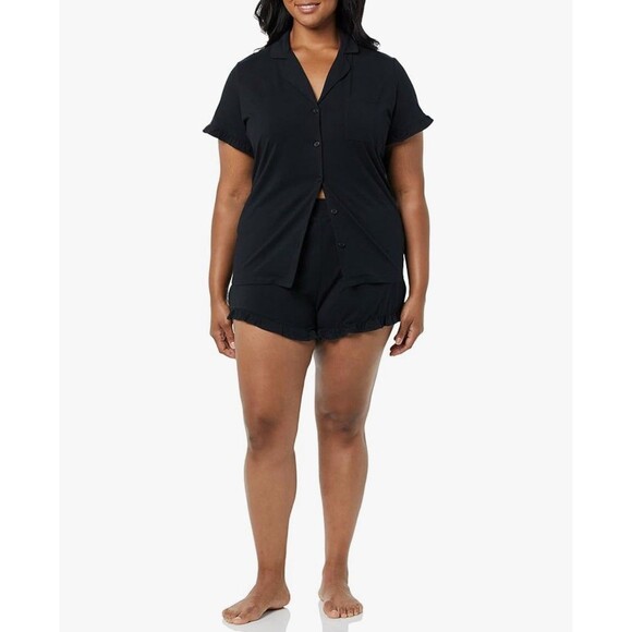 Amazon Essentials Women's Cotton Modal Short Pajama Set 5XL - Picture 3 of 7